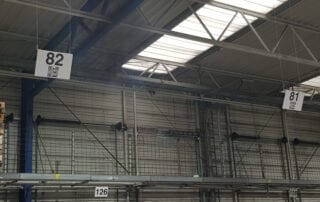 Blocklagerschilder von ONK